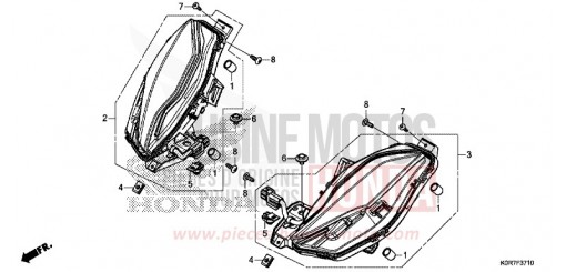 CLIGNOTANT AVANT SH125ADL de 2020